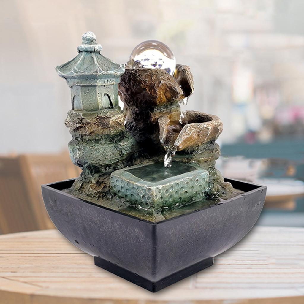 Home Office With View - Water View Flowing Water Fountain Relaxation
