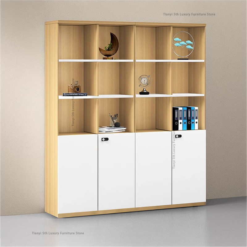 Home Office Background - Modern Solid Wood Office File Cabinet