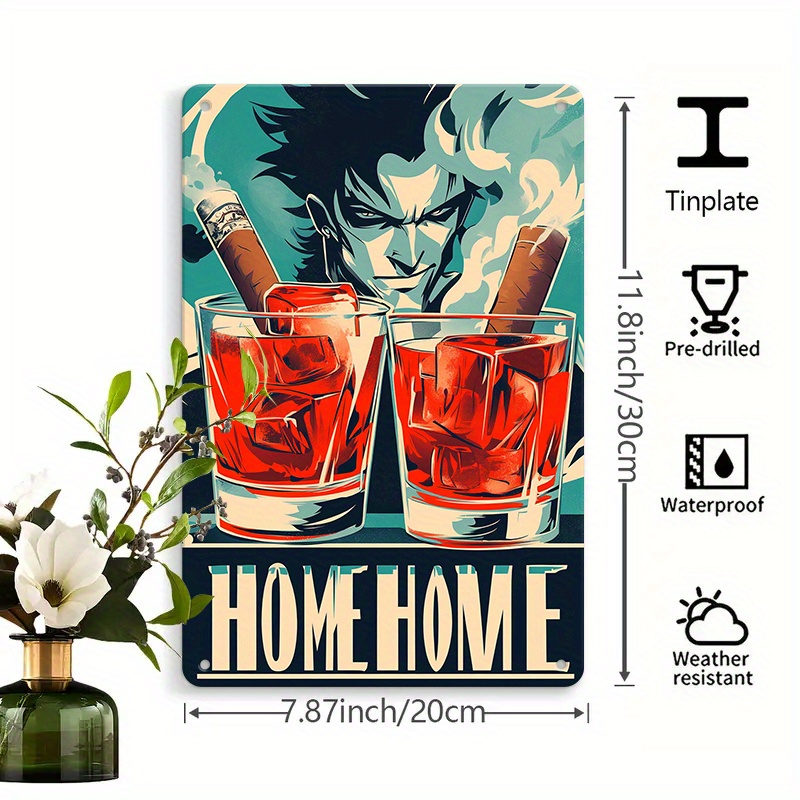 Home Office Background - Whiskey & Cigar 
