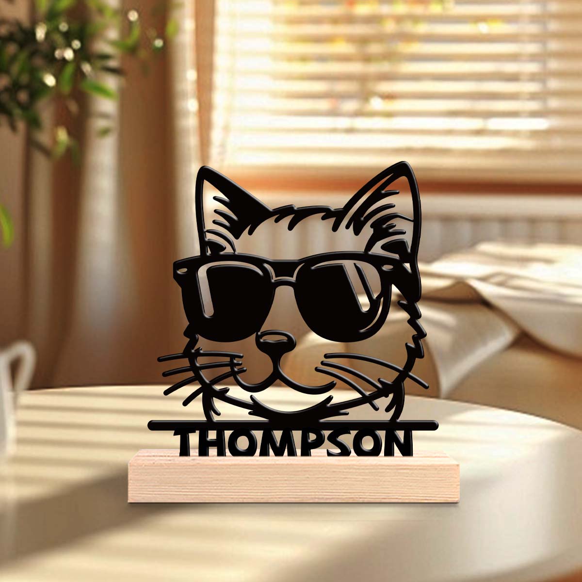 Home Office Or - 1pc Customizable Wrought Iron Desktop Decoration