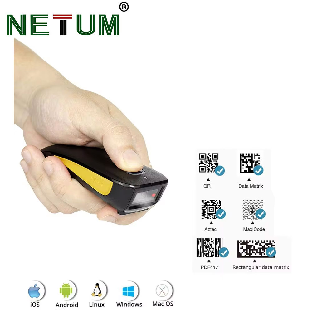 NETUM C750 Bluetooth 2D Barcod - Document Scanner Portable review and price