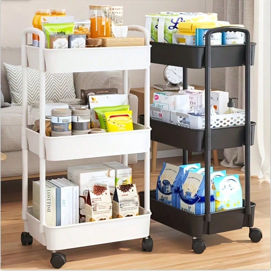 3-Tier Rolling Utility Cart wi - Rolling File Cart review and price