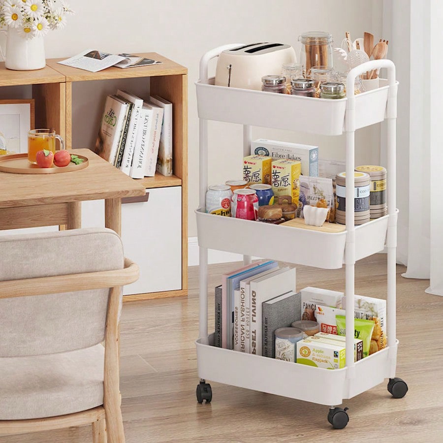 3-Tier Rolling Utility Cart wi - Rolling File Cart review and price