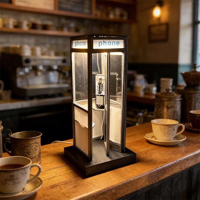 Tall Vintage Phonebooth Lamp R - Home Office British review and price
