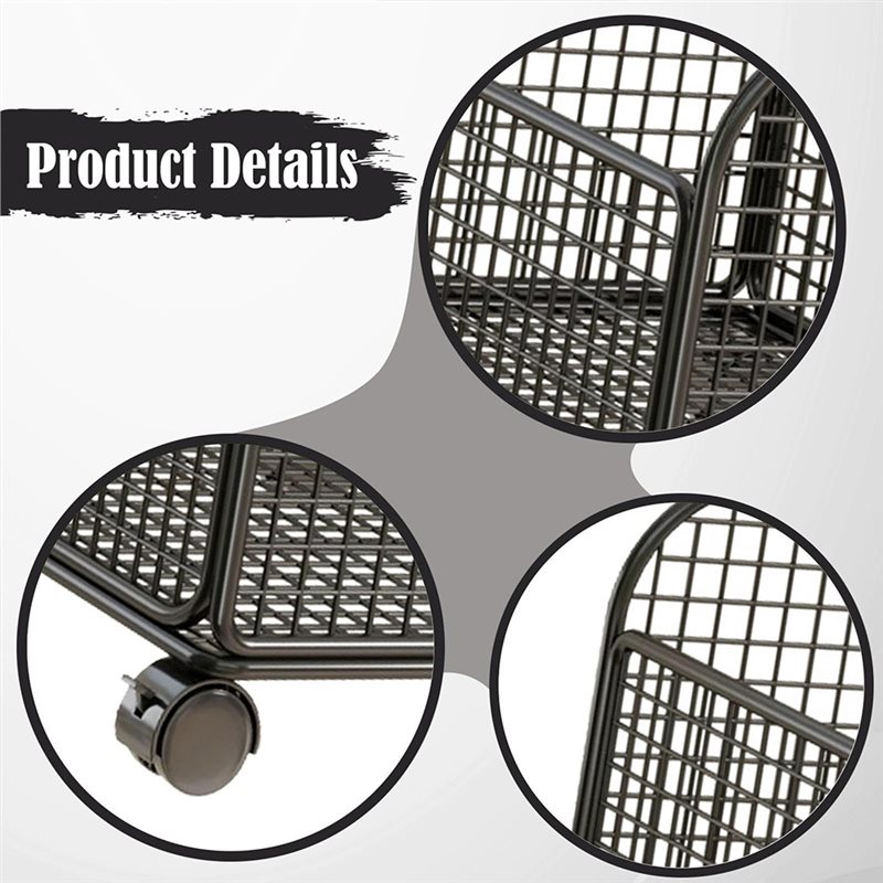 AT43-Under Desk Mobile Mesh Ro - Rolling File Cart review and price