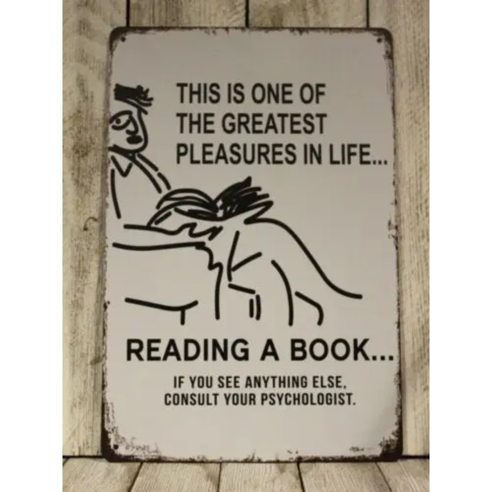 Funny Book Lover Gift Metal Ti - Home Office Library review and price