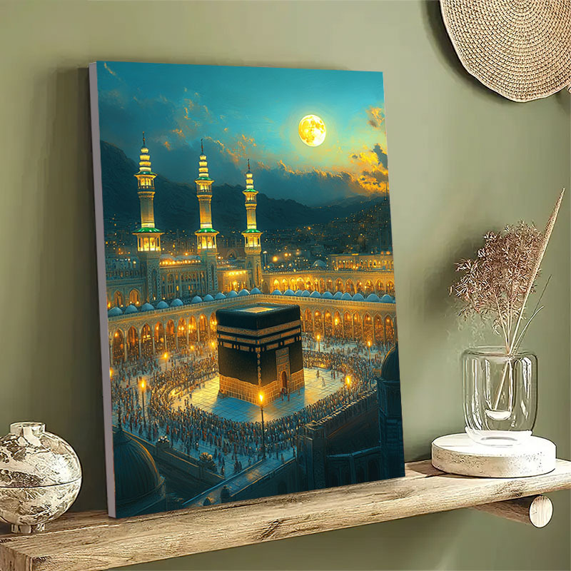 Frameless Canvas Painting: Isl - Home Office With View review and price