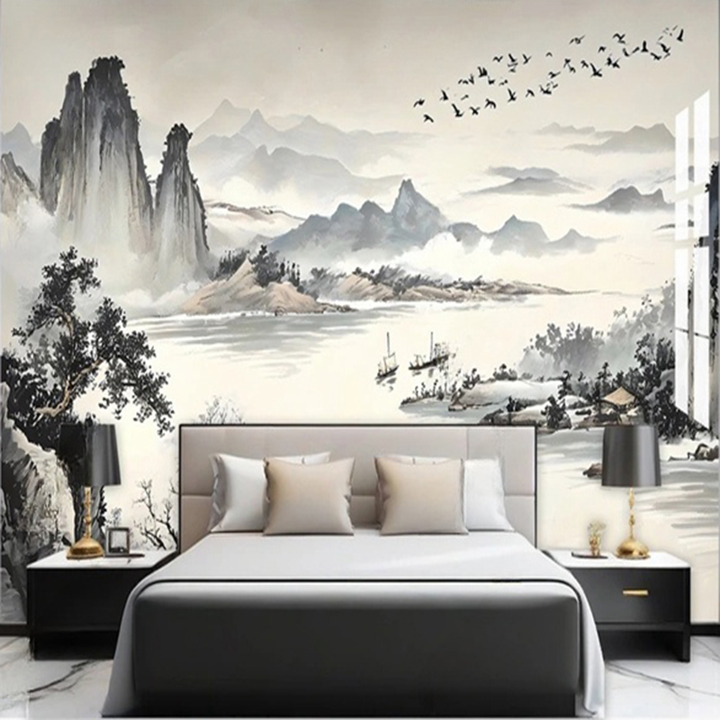Custom Wallpaper New Chinese S - Home Office Background review and price