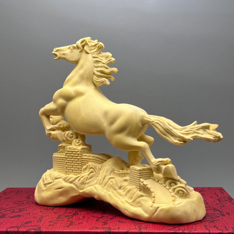 Feng Shui Boxwood Horse Statue - Home Office Feng Shui review and price