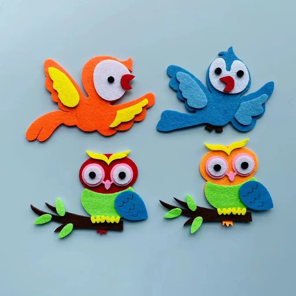 Felt animals Craft 3D Wall Dec - Home Office Background review and price