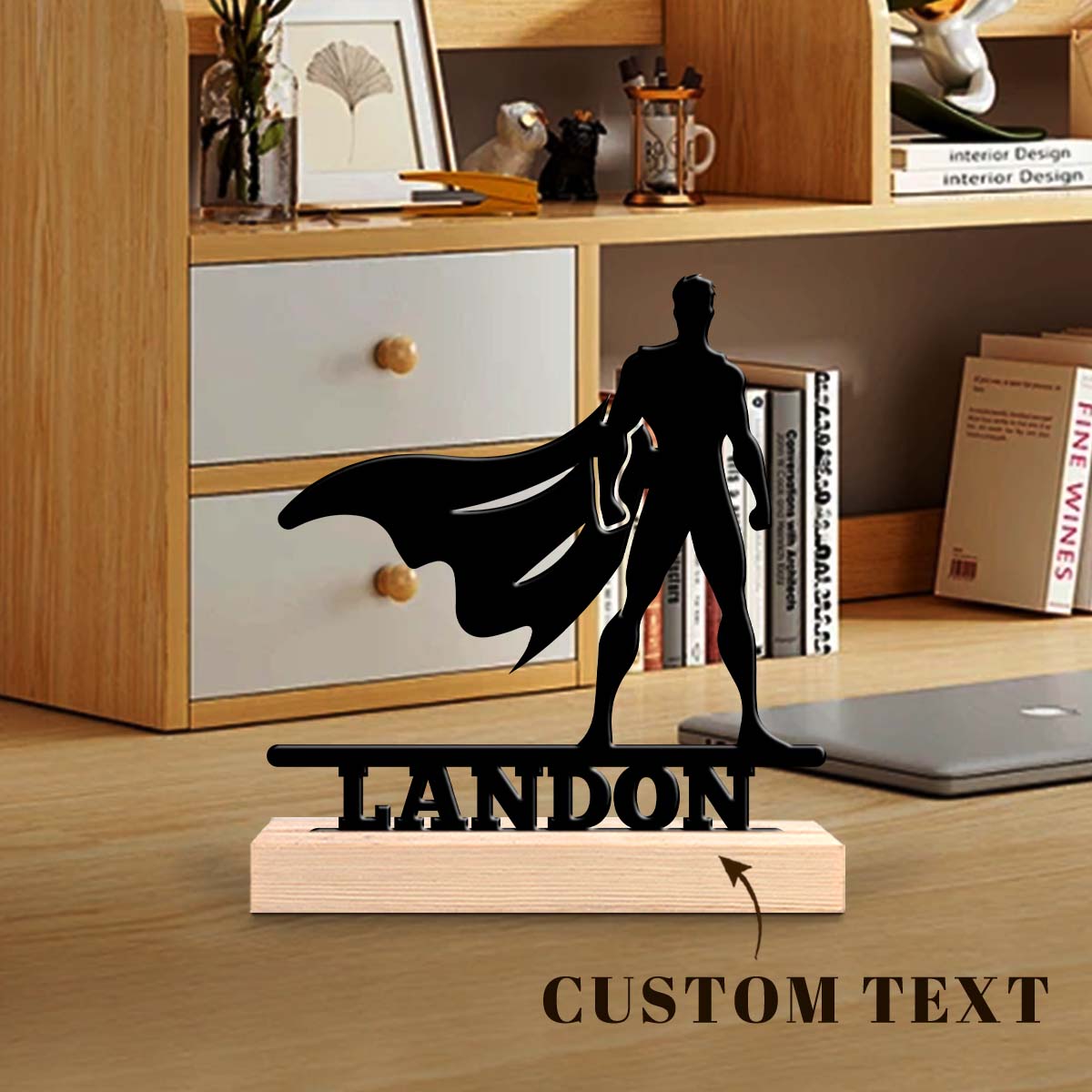 1pc Personalized Iron Desktop  - Home Office Or review and price