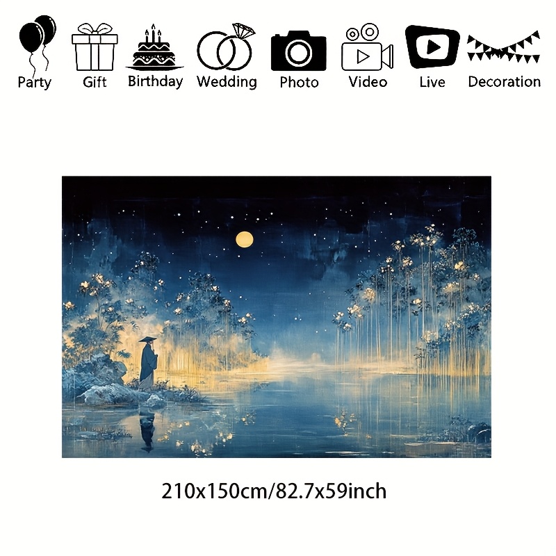 2D Flat Background Fabric - Se - Home Office Background review and price