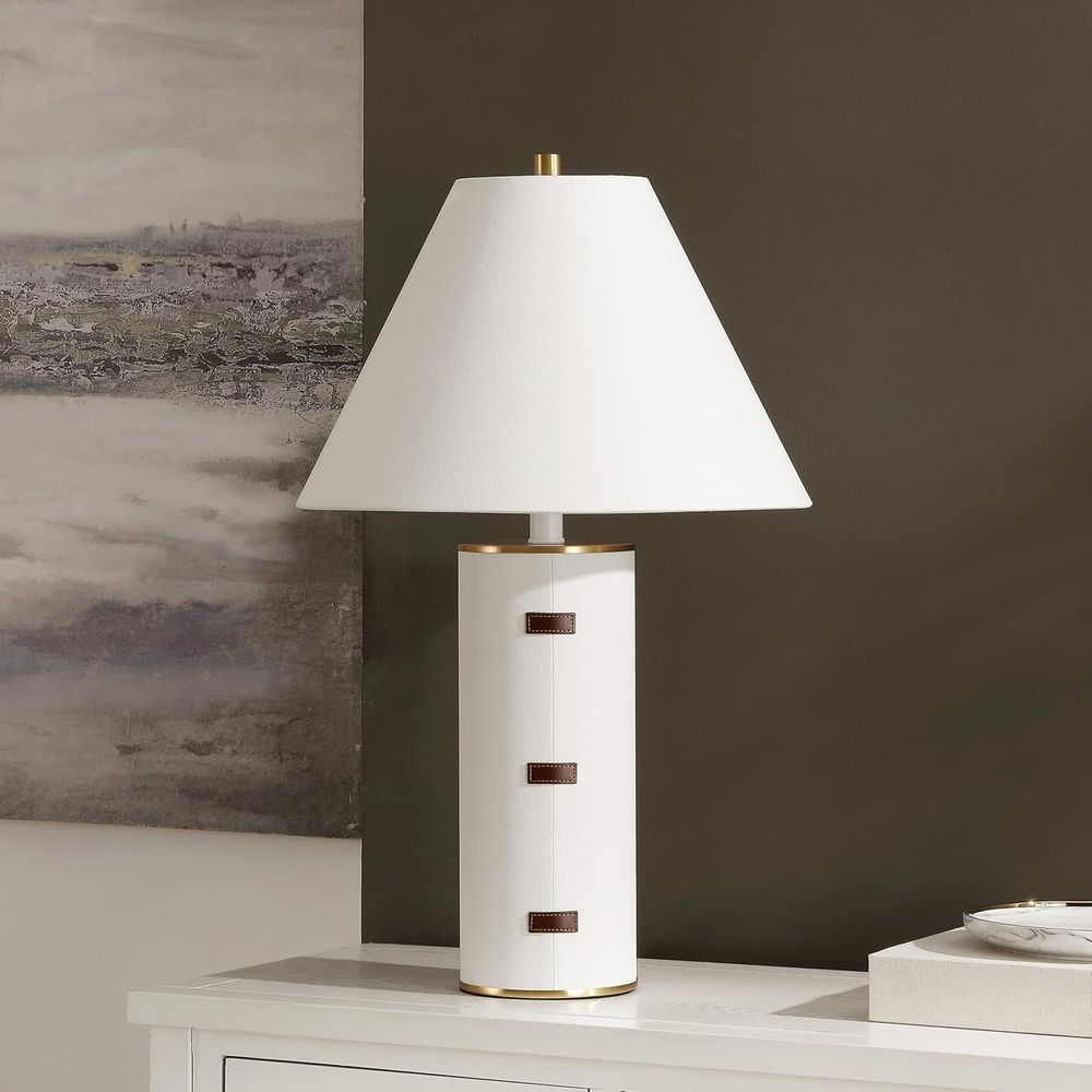 27-inch LED Table Lamp - White - Home Office Room review and price