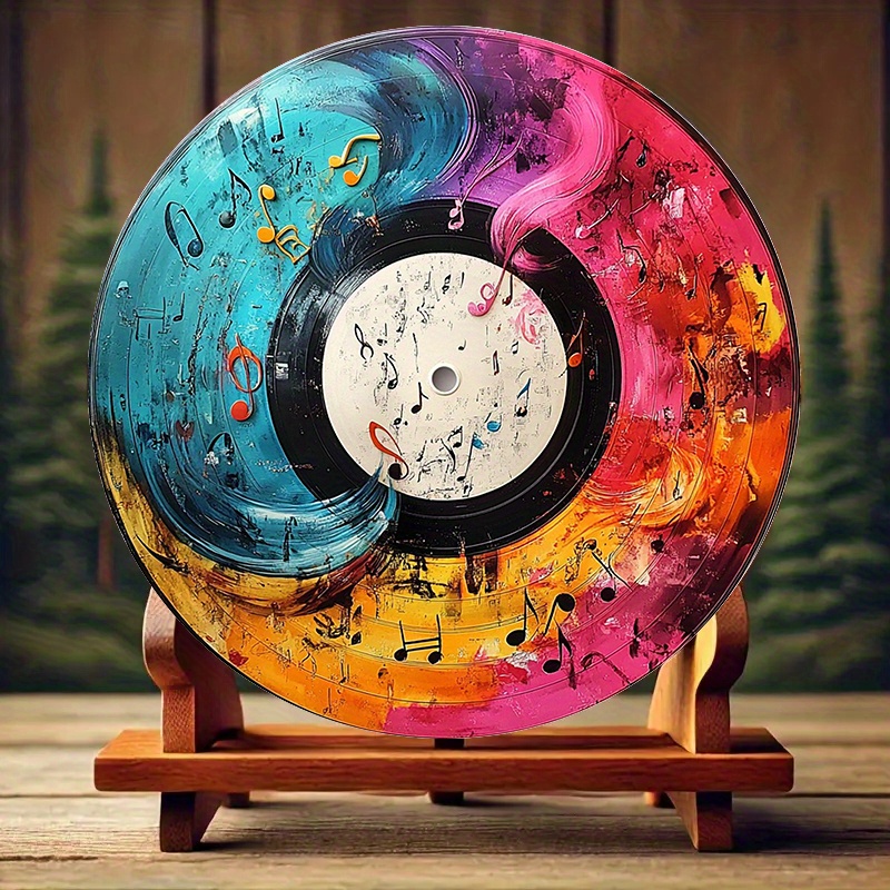 12-Inch Vibrant Vinyl Record A - Home Office Or review and price