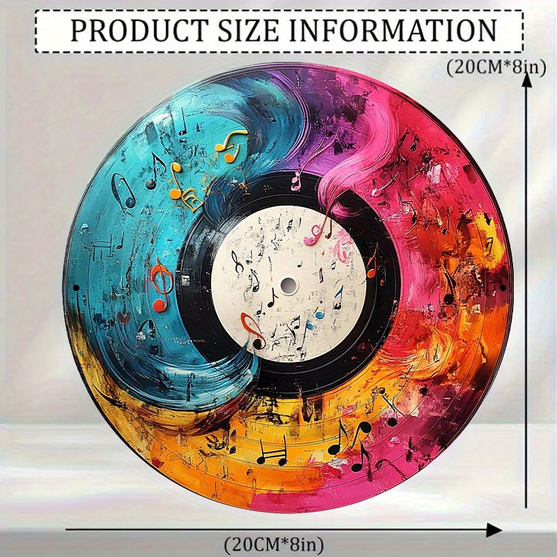 12-Inch Vibrant Vinyl Record A - Home Office Or review and price
