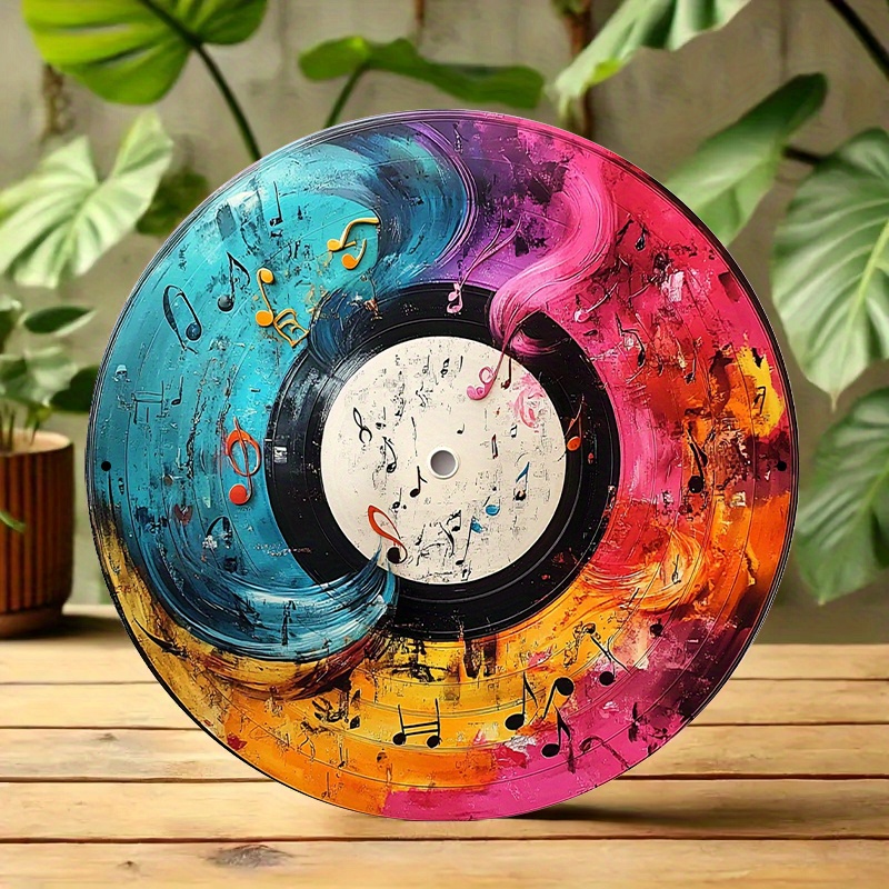 12-Inch Vibrant Vinyl Record A - Home Office Or review and price