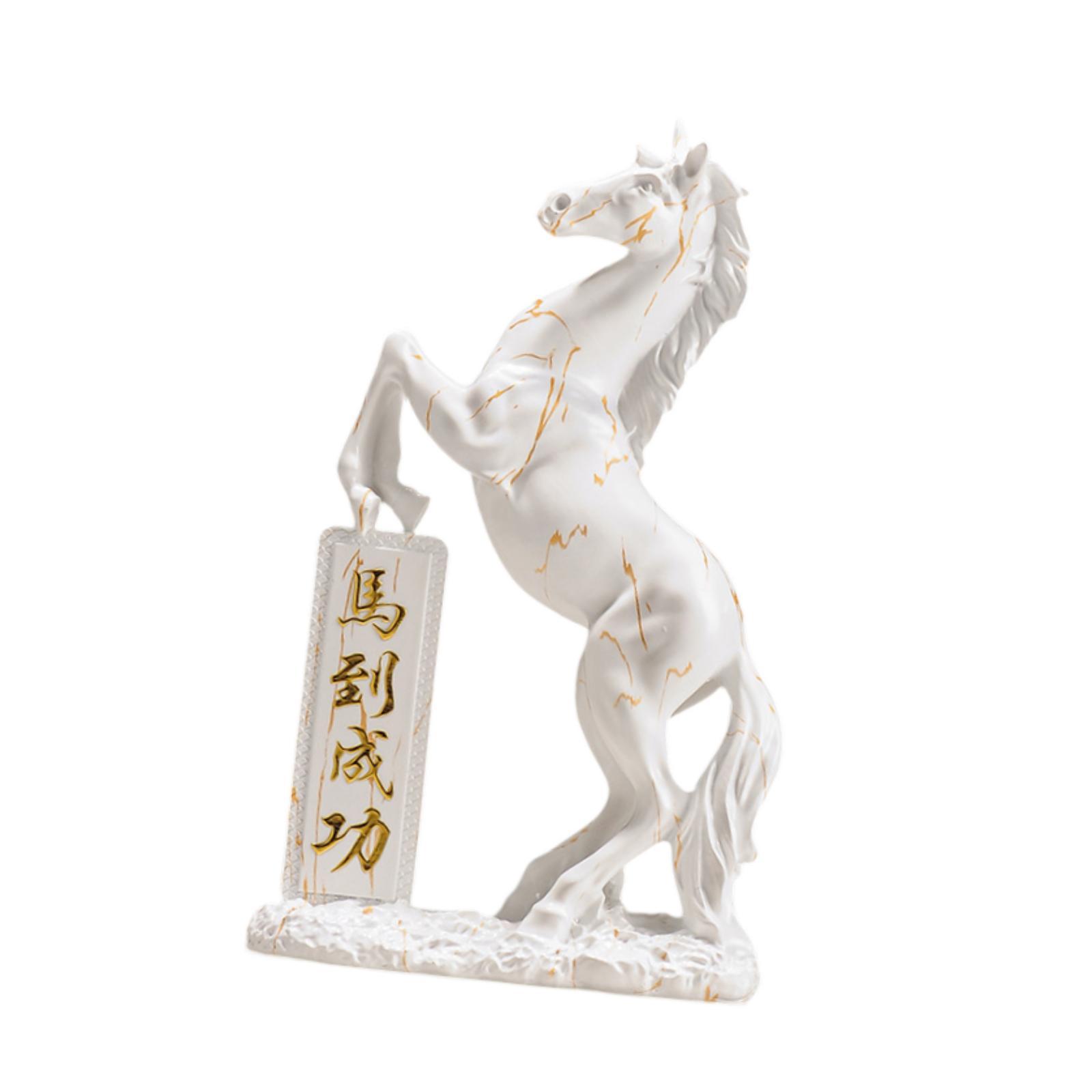 Horse Statue Resin Decoration  - Home Office Representative review and price