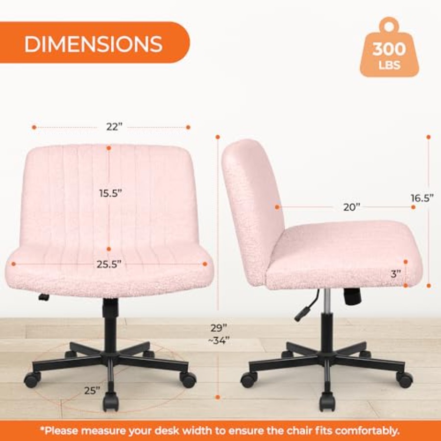 Criss Cross Chair with Wheels  - Home Office Chair review and price