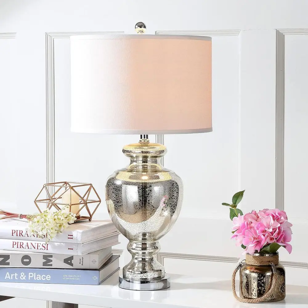 Mercury Silver Crackle Glass 2 - Home Office Room review and price