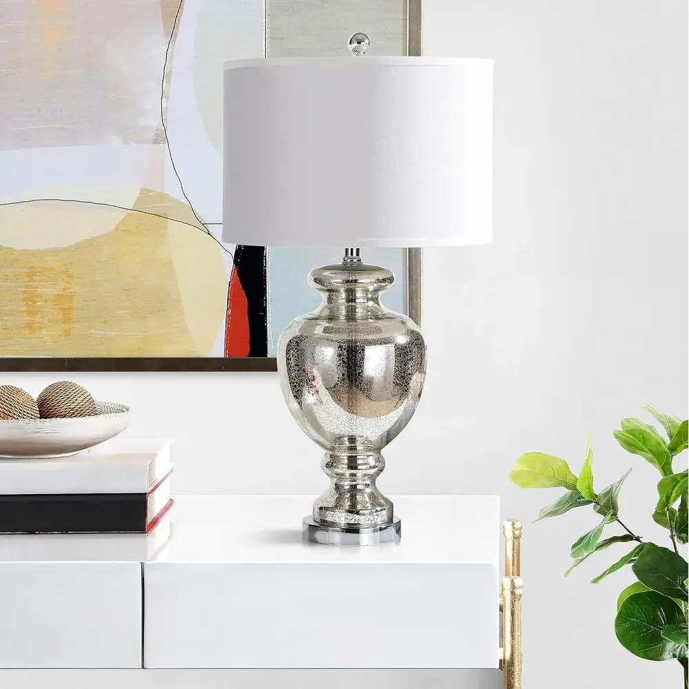 Mercury Silver Crackle Glass 2 - Home Office Room review and price