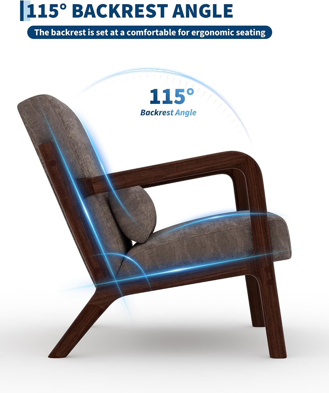 Mid-Century Accent Chair – Uph - Home Office Cozy review and price