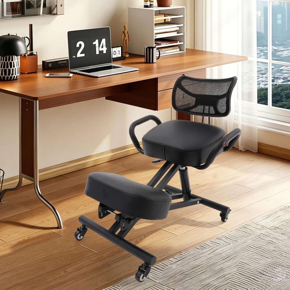 Ergonomic Kneeling Chair with  - Home Office Chair review and price