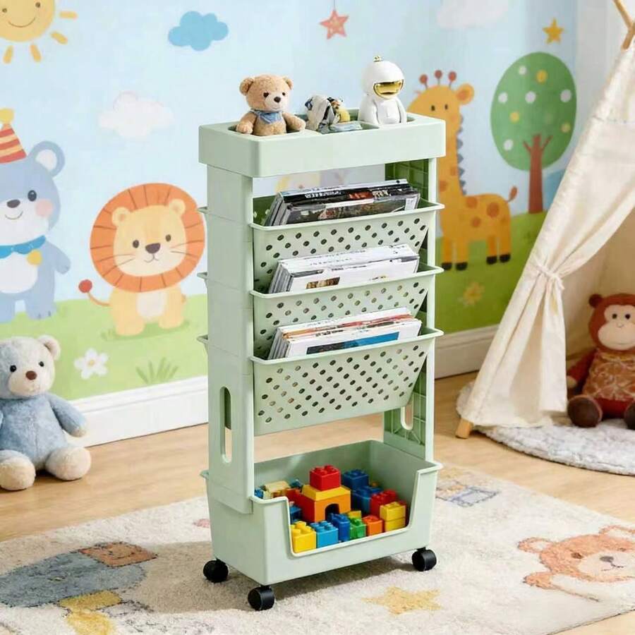 5-Tier Rolling Storage Cart Wi - Rolling File Cart review and price