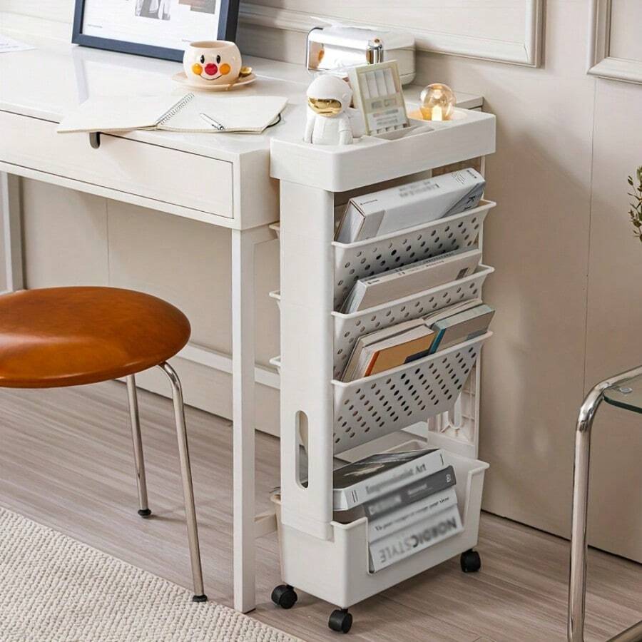 5-Tier Rolling Storage Cart Wi - Rolling File Cart review and price