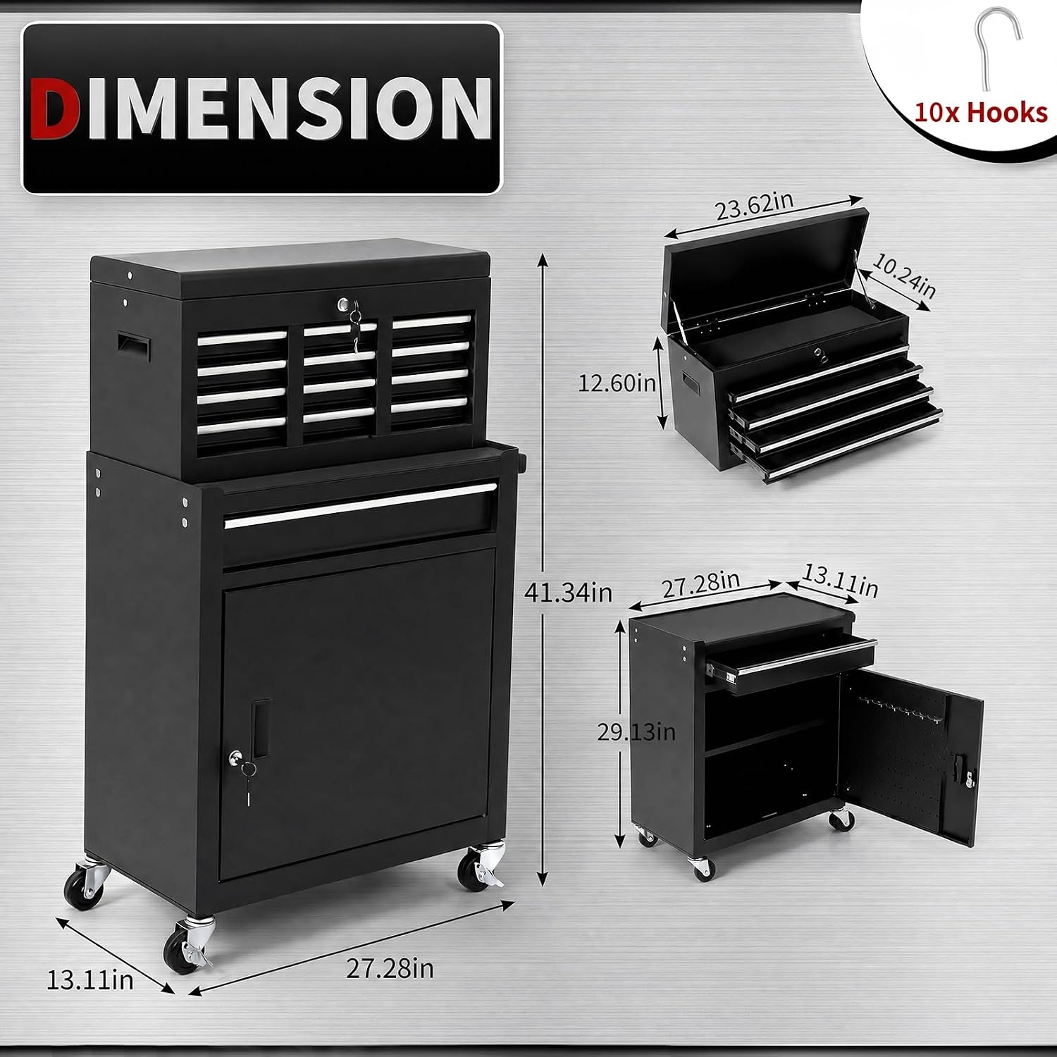 5 Drawer Rolling Tool Cabinet  - Rolling File Cart review and price