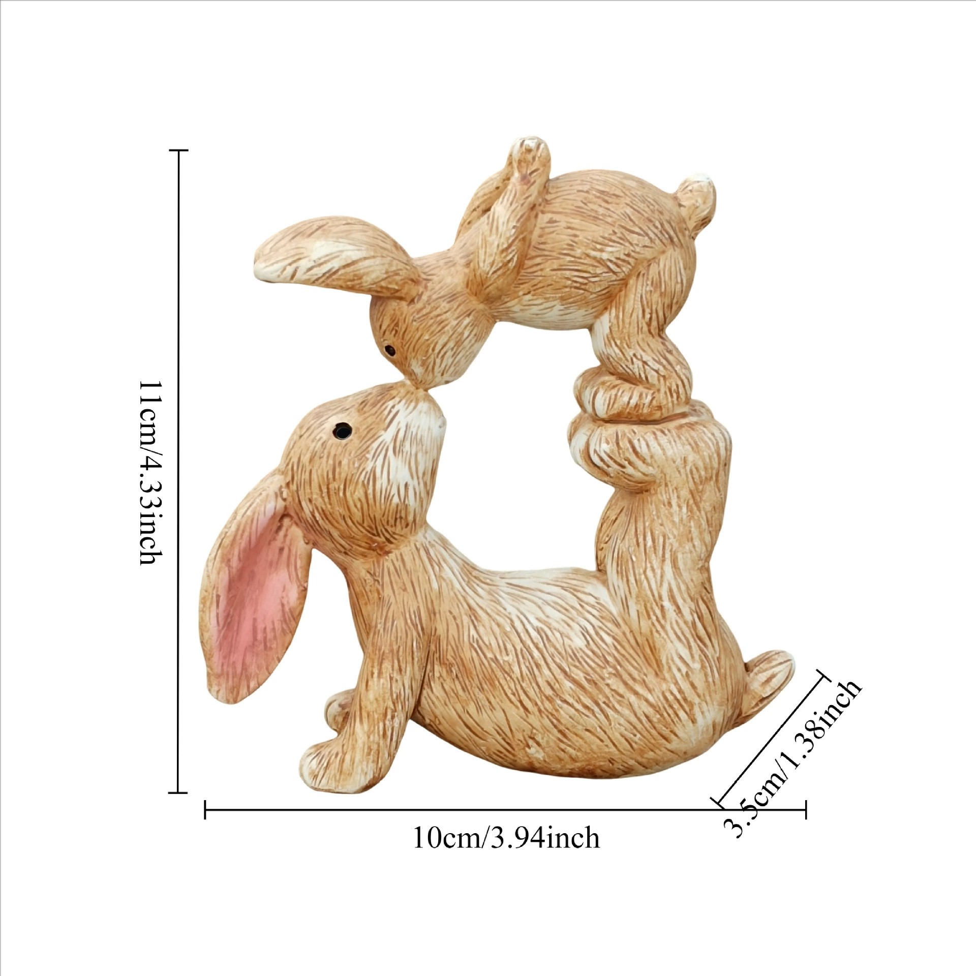 Kiss Rabbit Statue Representin - Home Office Representative review and price