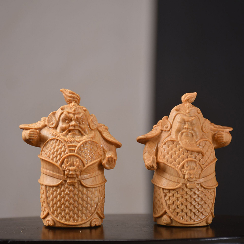 wood carving Door God sculptur - Home Office Feng Shui review and price