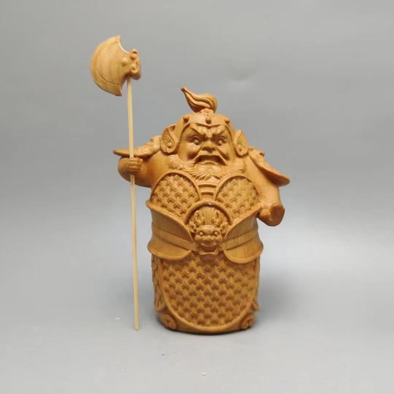 wood carving Door God sculptur - Home Office Feng Shui review and price