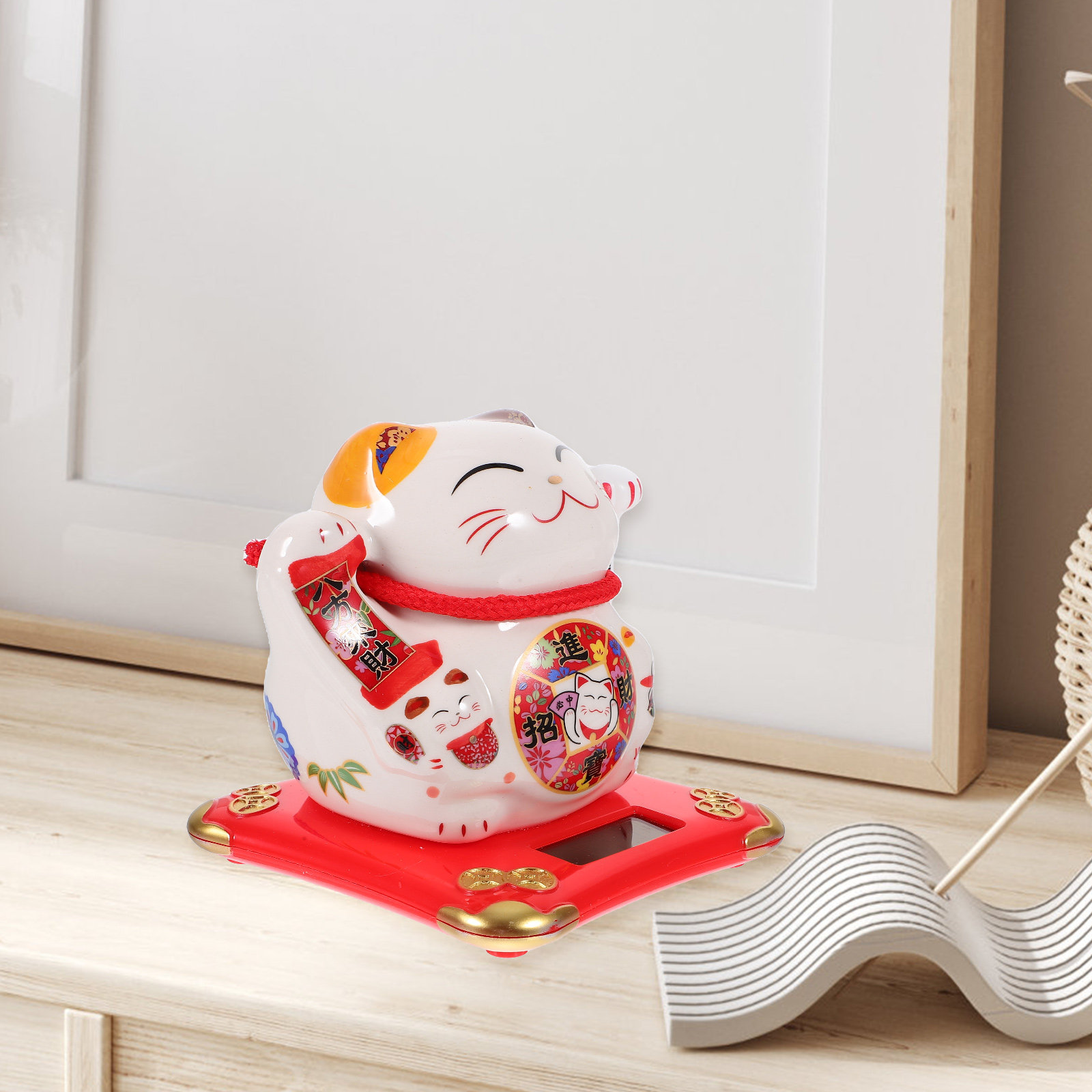 Solar Powered Cat Ornament wit - Home Office Feng Shui review and price