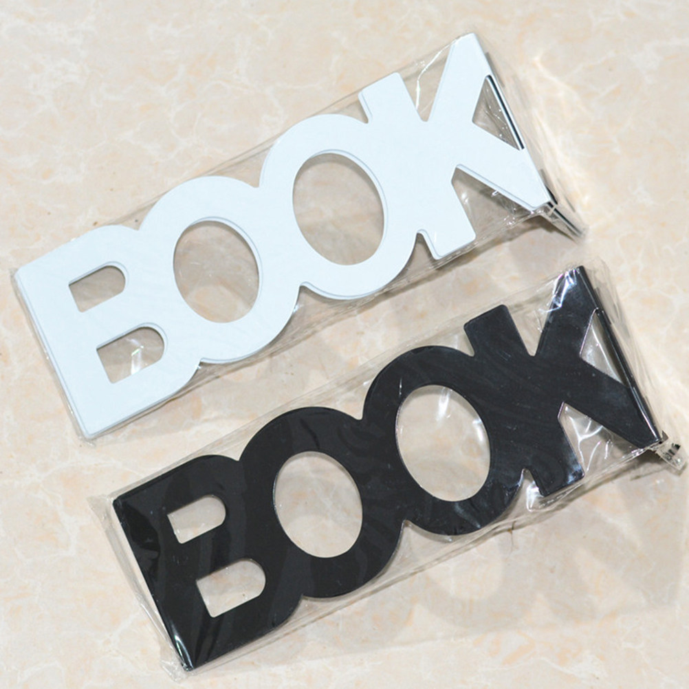 4Pcs Metal Bookends Hollow Des - Home Office Library review and price