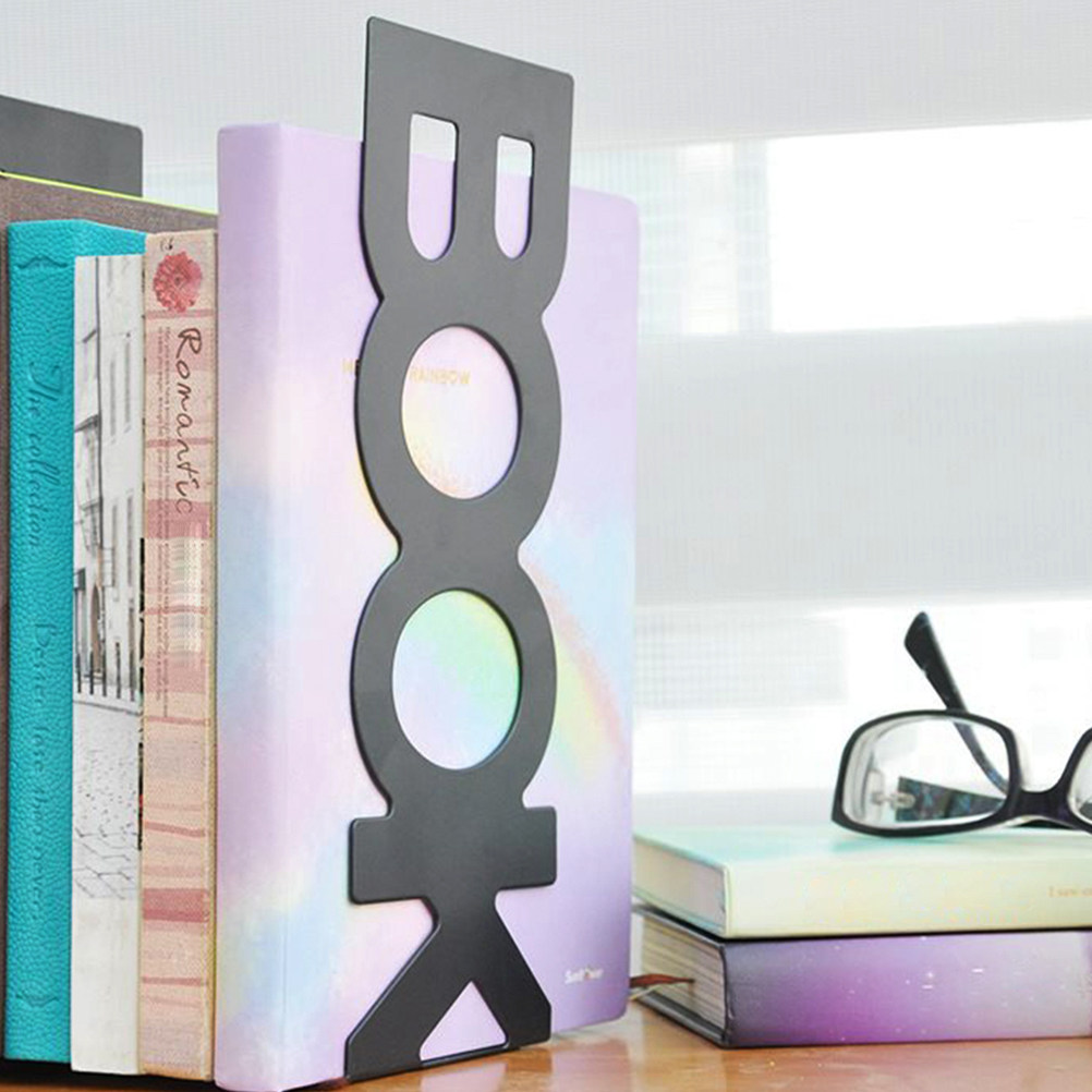 4Pcs Metal Bookends Hollow Des - Home Office Library review and price