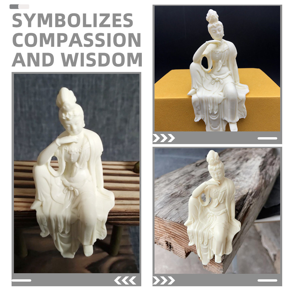 Guanyin Buddha Statue Carved N - Home Office Feng Shui review and price