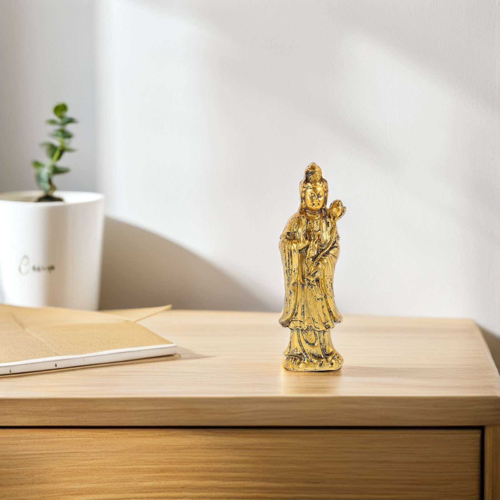 Elegant Vintage Yin Buddha Sta - Home Office Feng Shui review and price