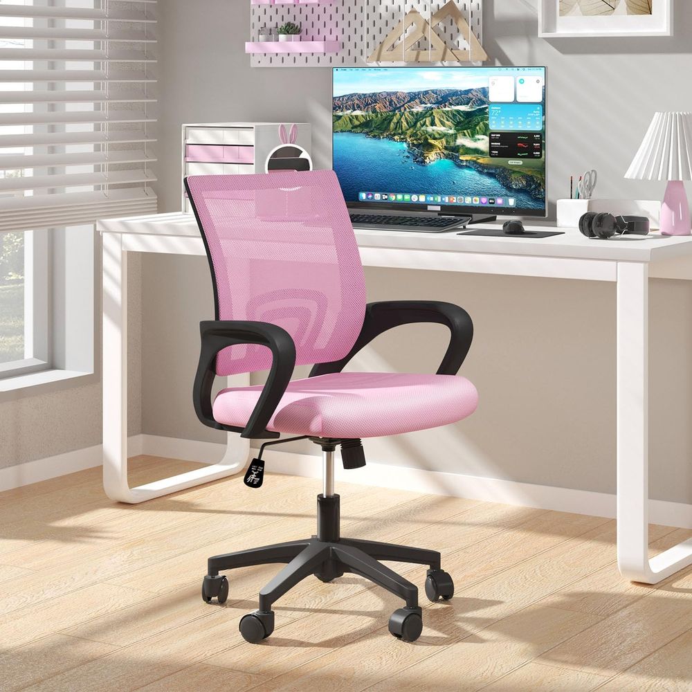 Pink Ergonomic Mesh Office Cha - Home Office Chair review and price